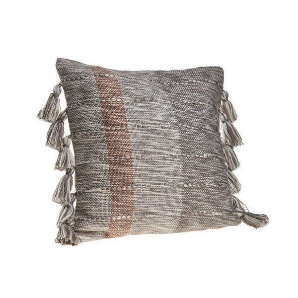 20x20 Gray Pillow - Everyday Textiles