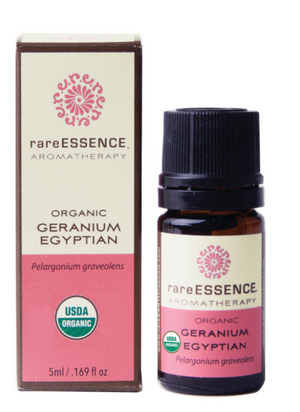 rareESSENCE Aromatherapy: Organic Geranium Egyptian 100% Pure Essential Oil