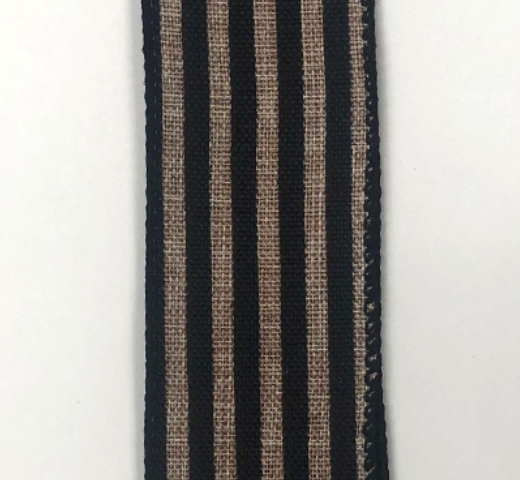 Patterned Linen Ribbon - 1.5" x 50 yards