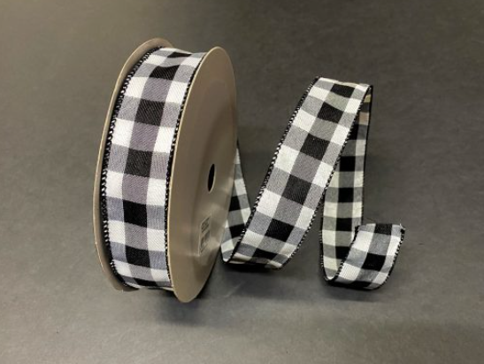 Patterned Linen Ribbon - 1.5" x 50 yards