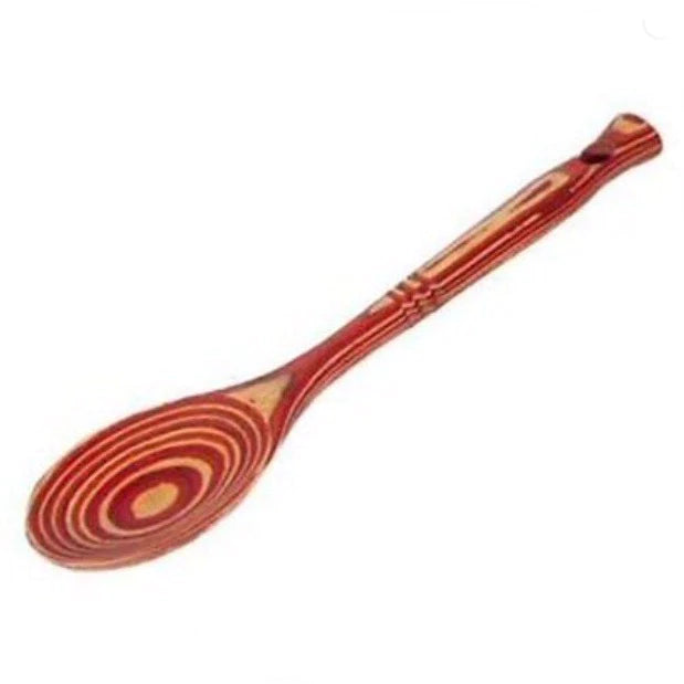 12" Red Pakka Wood Spoon
