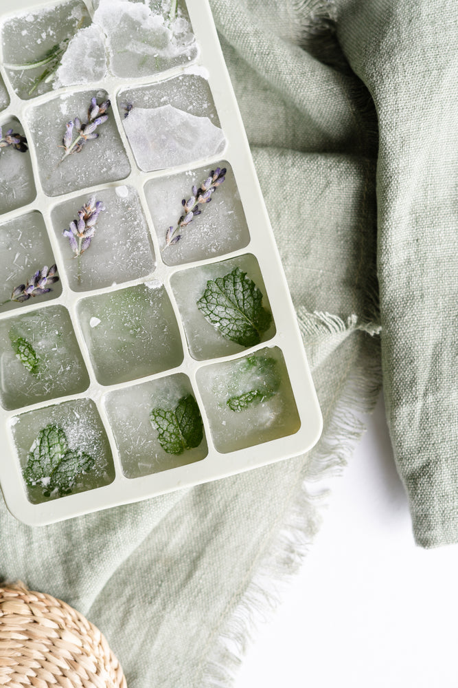 Herb Infused Ice Cubes