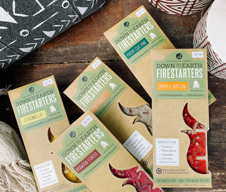 Firestarters: Biodegradable Wax Kindling