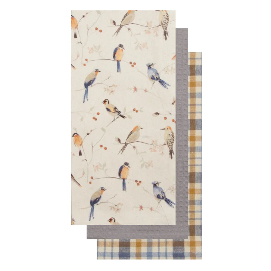 Birds Tea Towel (Set Of 3)