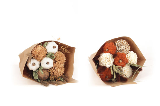 Hayrides/Autumn Fog Euro Small Bouquet