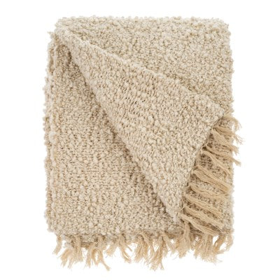 
            
                Load image into Gallery viewer, Tahoe Boucle Throw 50&amp;quot;x60&amp;quot;  ( Ivory )
            
        