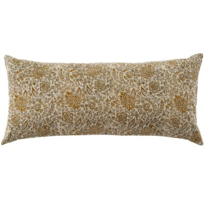 14" x 31" Lulu Linen Lumbar Pillow - Everyday Textiles