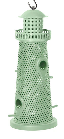 Mixed Seed Lighthouse Feeder - Sage Green