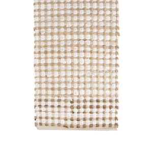 13 X 72"  Walker Natural Table Runner White