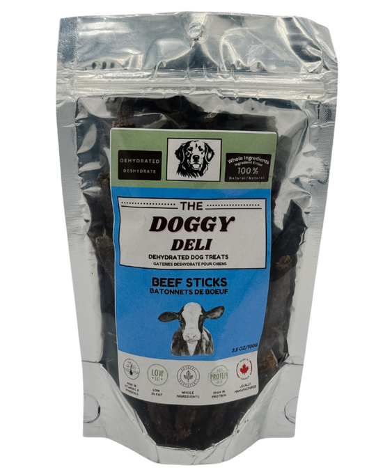 The Doggy Deli Treats: Beef Sticks