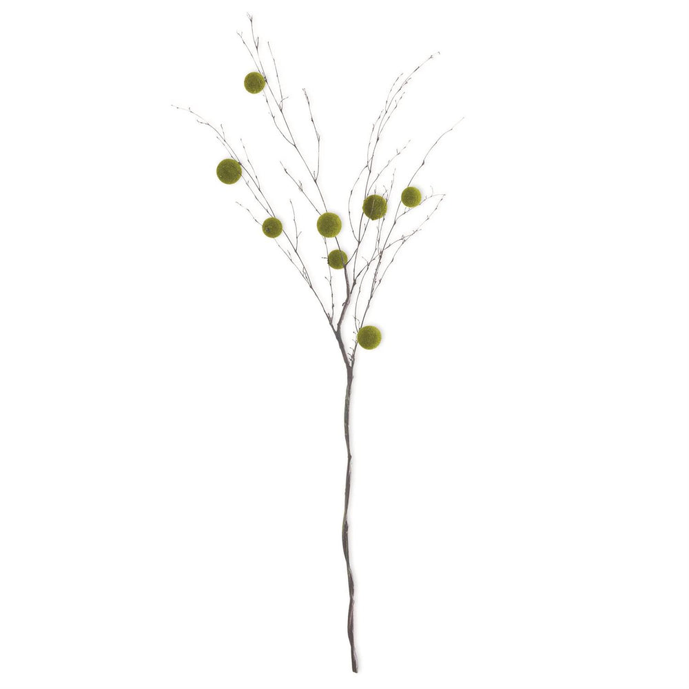 50" Moss Ball Branch - Florals and Foliage