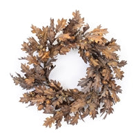 Oak Leaf and Acorn Wreath 24”D Polyester/Plastic