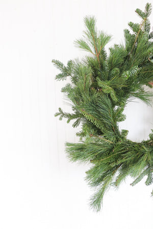 10" Mixed Wreath Plain - Hundred Acre Wood School