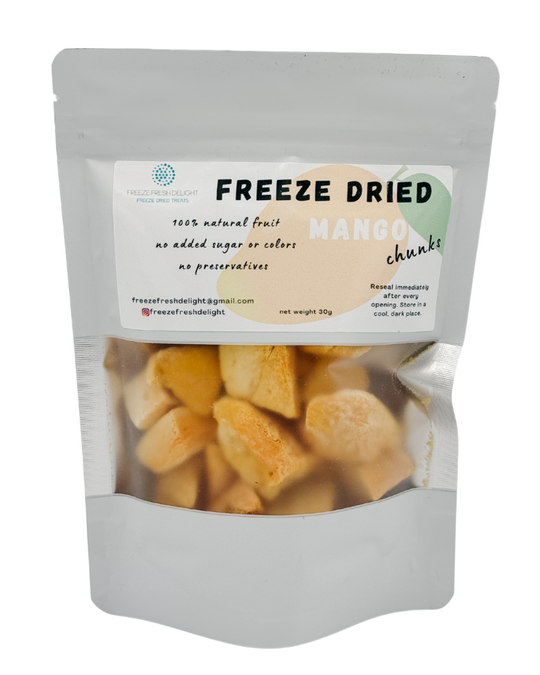 Freeze Dried Fruit: Mango Slices