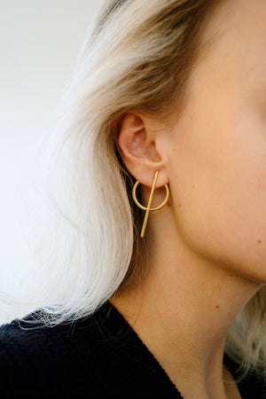 Beatrix Earrings | Ear Jackets: Gold