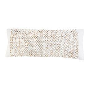 Lumbar White Natural Pillow - Everyday Textiles