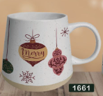 Holiday Stoneware Mugs - Ornaments