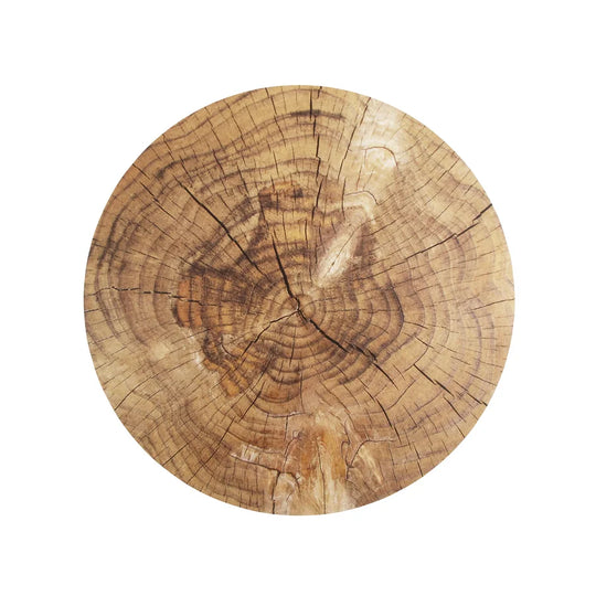 15"D Willow Round Mdf Placemat Set of 4 (Natural)