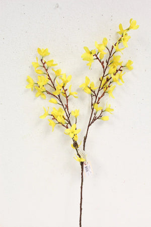 35" Forsythia Pick Yellow - Florals and Foliage