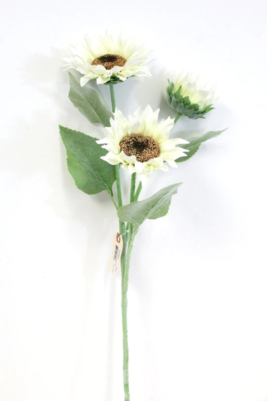 29" Sunflower Spray (Cream) - Florals and Foliage
