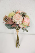 16" Rose/Zinnia/Thistle Bouquet