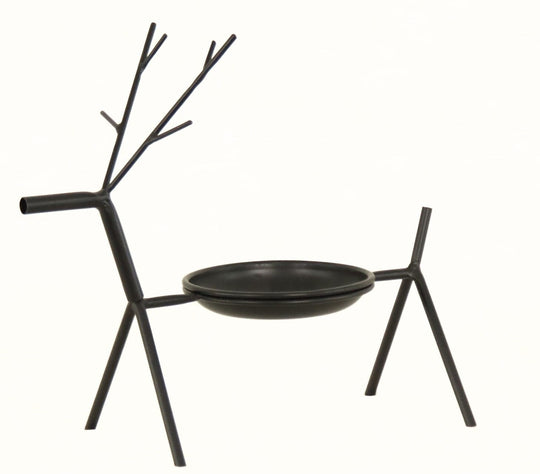 Black Reindeer Planter