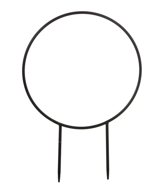 16" Hoop w/metal Stakes ( Black )
