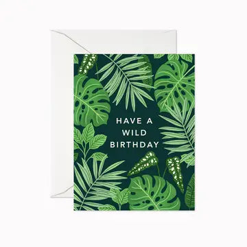 Have A Wild Birthday Jungle Card