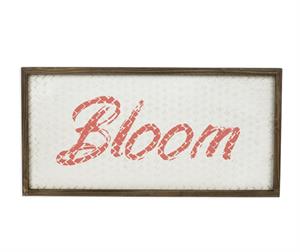 Woven "Bloom" Sign