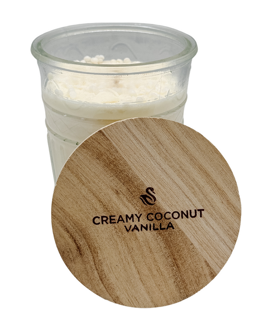 Swan Creek Candle Everyday : Timeless Jar 12 oz Creamy Coconut Vanilla