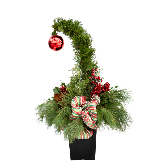 10" Square Grinch Planter