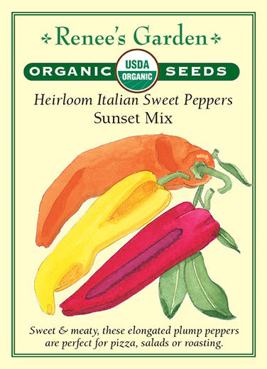 Pepper Sweet Italian Sunset Mix Organic