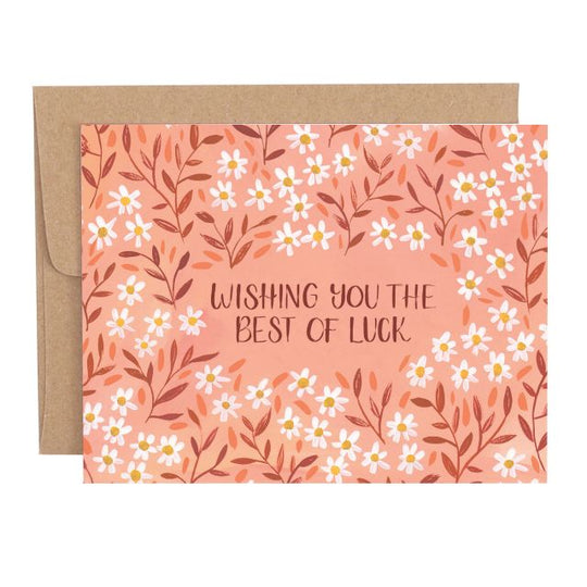 Daisy Meadow Luck Greeting Card