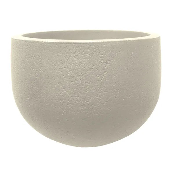 13 X 9 Round Rustic Planter - Sandstone