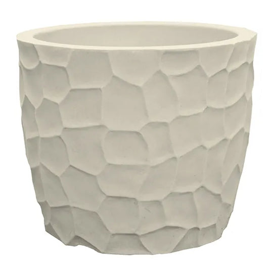 16.5" x 13" Prisma Round Planter (Sandstone)
