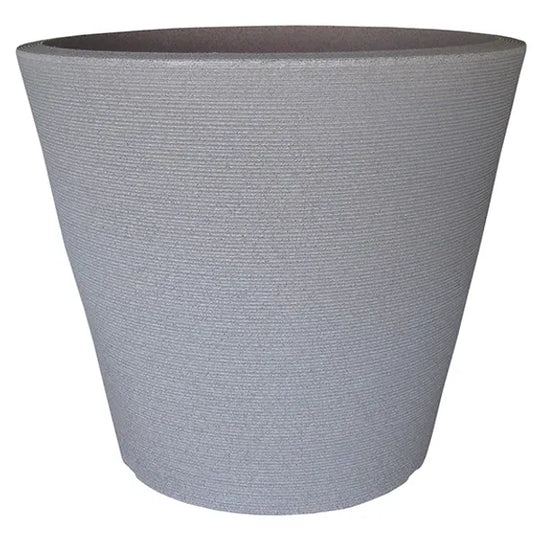 17.75" x 15" Linea Low Planter  (Stone)