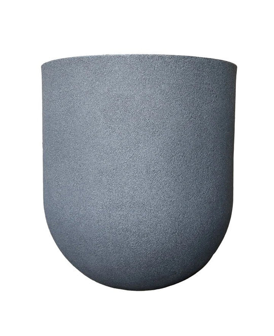21.75 x 23.25 Rustic Cask Planter, Charcoal