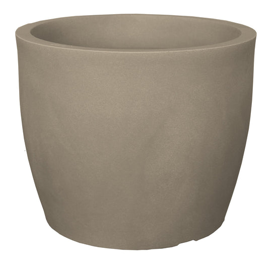 16.5'' x 13.25'' Traditional Round Planter (Macchiato)