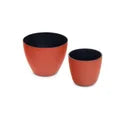 6" Red Texture Planter Pot