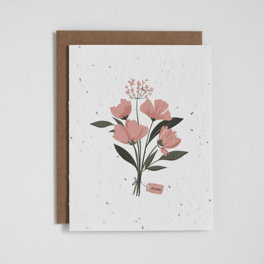 Plantable Greeting Card - Mother's Day - Bouquet