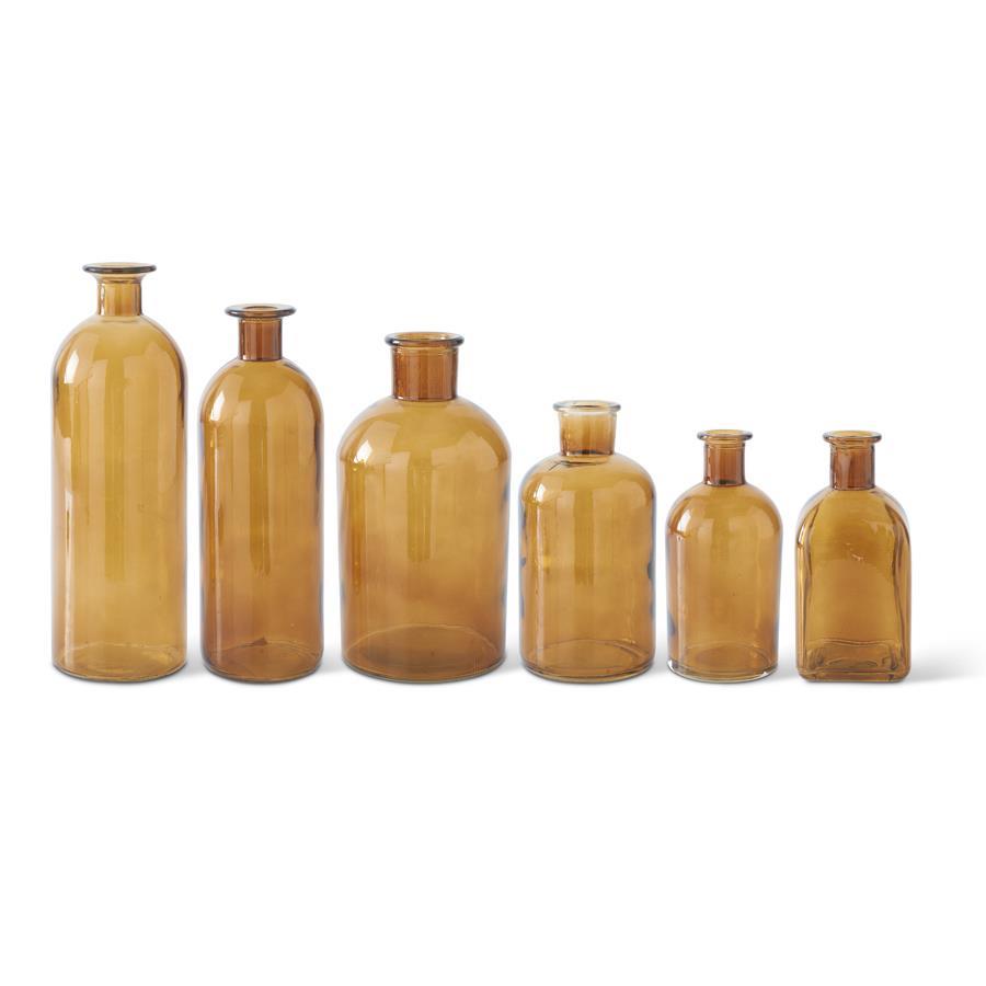 Amber Glass Bottles (multiple sizes)