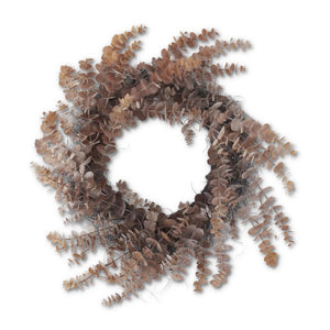 28" Brown Eucalyptus Wreath