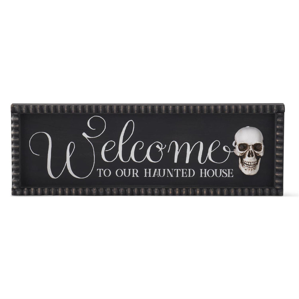 23.5" Welcome Halloween Sign