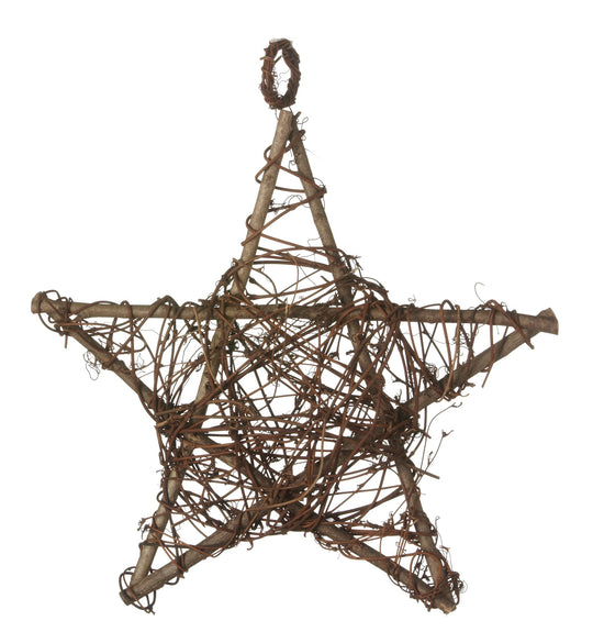14" Vine Star - Natural
