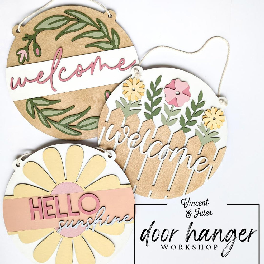 Vincent & Jules | Floral Door Hanger Workshop (Saturday, Mar., 15th @ 2 PM)