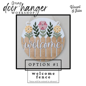 Vincent & Jules | Floral Door Hanger Workshop (Saturday, Mar., 15th @ 2 PM)