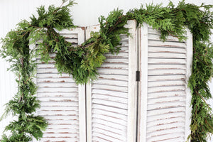 25' Cedar Roping Fresh Garland - Hundred Acre Wood School