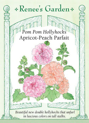 Hollyhock Apricot-Peach Parfait Seeds
