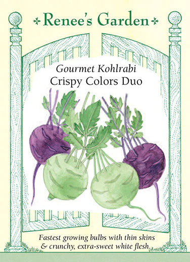 Crispy Colors Duo Kohlrabi Seeds
