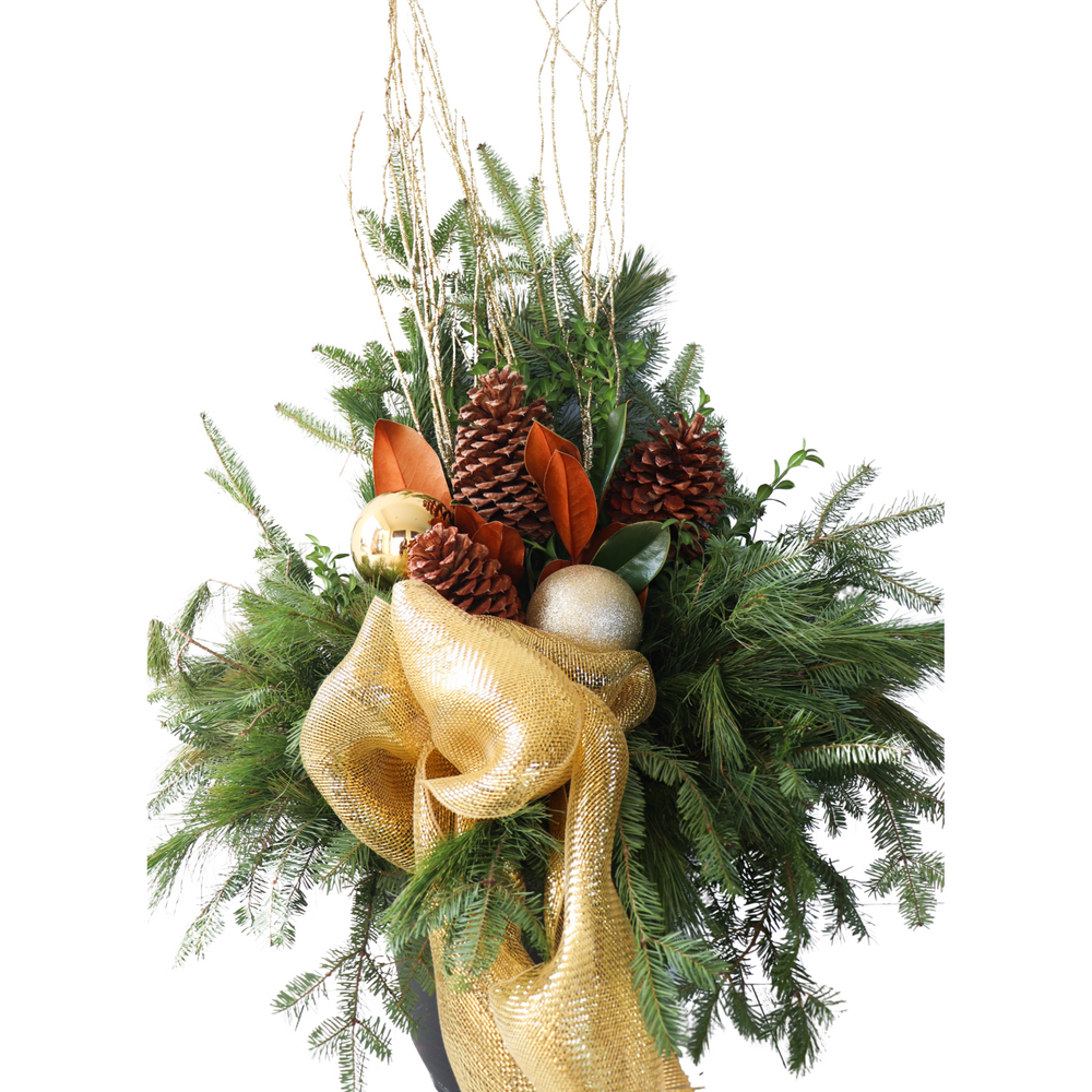 14" Round Winter Planter - Southpoint Minor Hockey